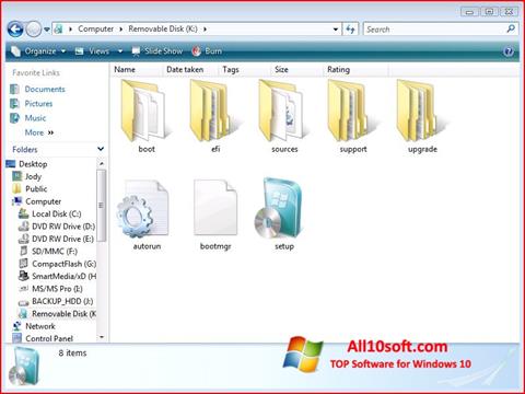 צילום מסך Windows 7 USB DVD Download Tool Windows 10