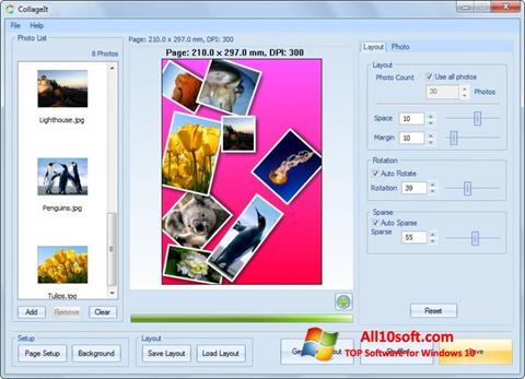 צילום מסך CollageIt Windows 10