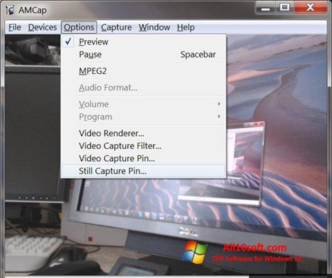 צילום מסך AMCap Windows 10