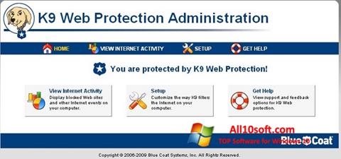 צילום מסך K9 Web Protection Windows 10