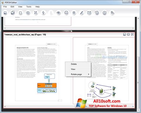 צילום מסך PDF24 Creator Windows 10