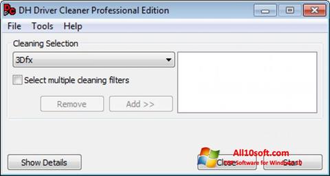צילום מסך Driver Cleaner Windows 10