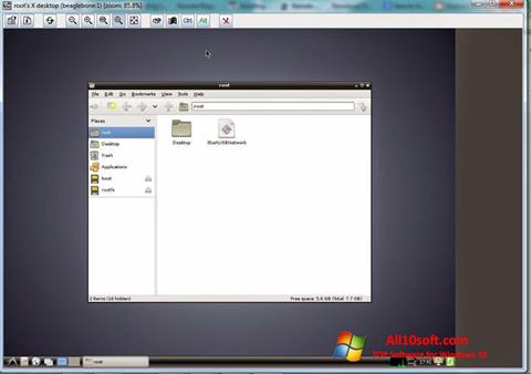 צילום מסך TightVNC Windows 10