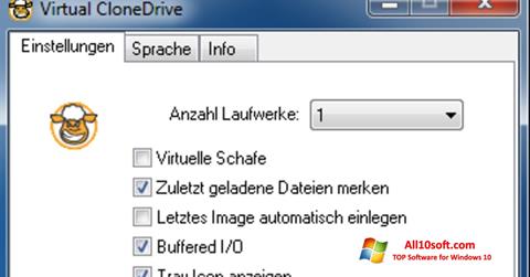 צילום מסך Virtual CloneDrive Windows 10