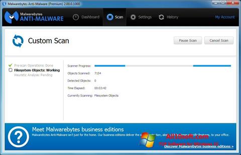 צילום מסך Malwarebytes Anti-Malware Windows 10