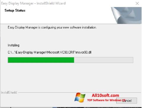 צילום מסך Easy Display Manager Windows 10