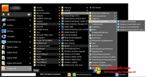 צילום מסך Start Menu X Windows 10