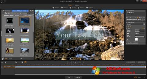 צילום מסך Pinnacle Studio Windows 10