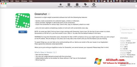 צילום מסך Greenshot Windows 10