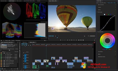 צילום מסך Adobe Premiere Pro CC Windows 10