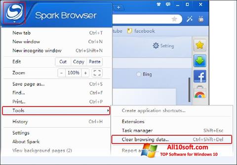 צילום מסך Spark Windows 10