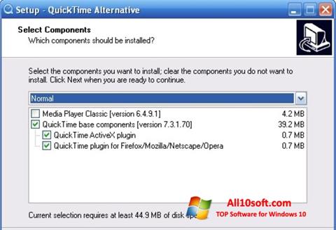 צילום מסך QuickTime Alternative Windows 10