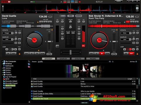 צילום מסך Virtual DJ Pro Windows 10
