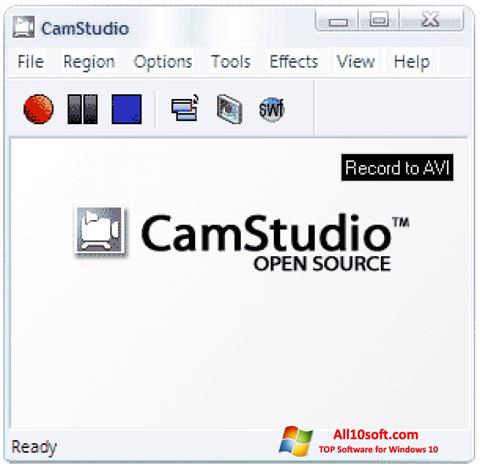 צילום מסך CamStudio Windows 10