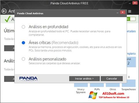 צילום מסך Panda Cloud Windows 10