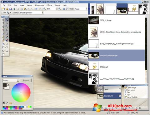 צילום מסך Paint.NET Windows 10