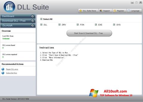 צילום מסך DLL Suite Windows 10